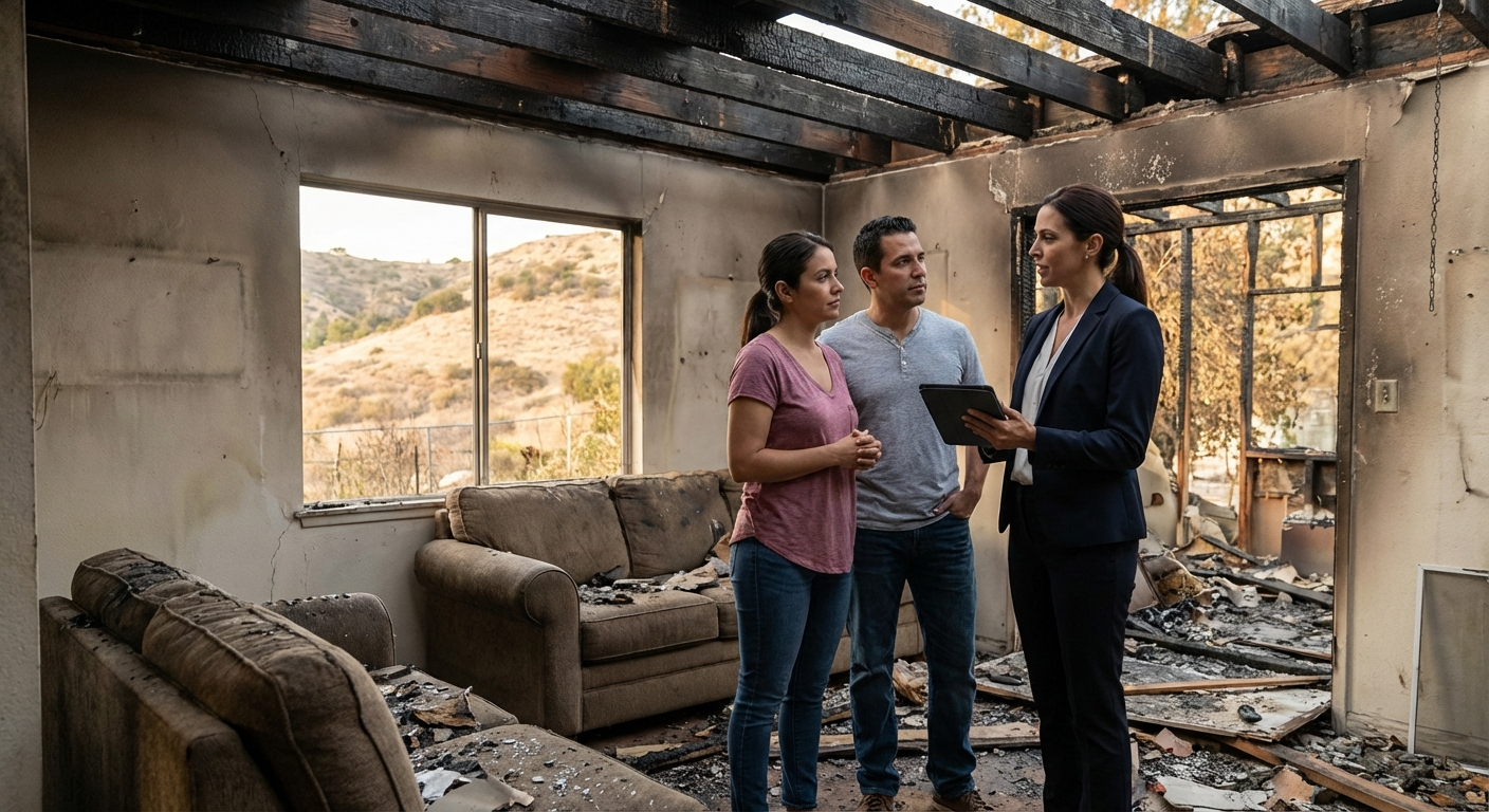 california renters insurance fire damage - California insurance guide