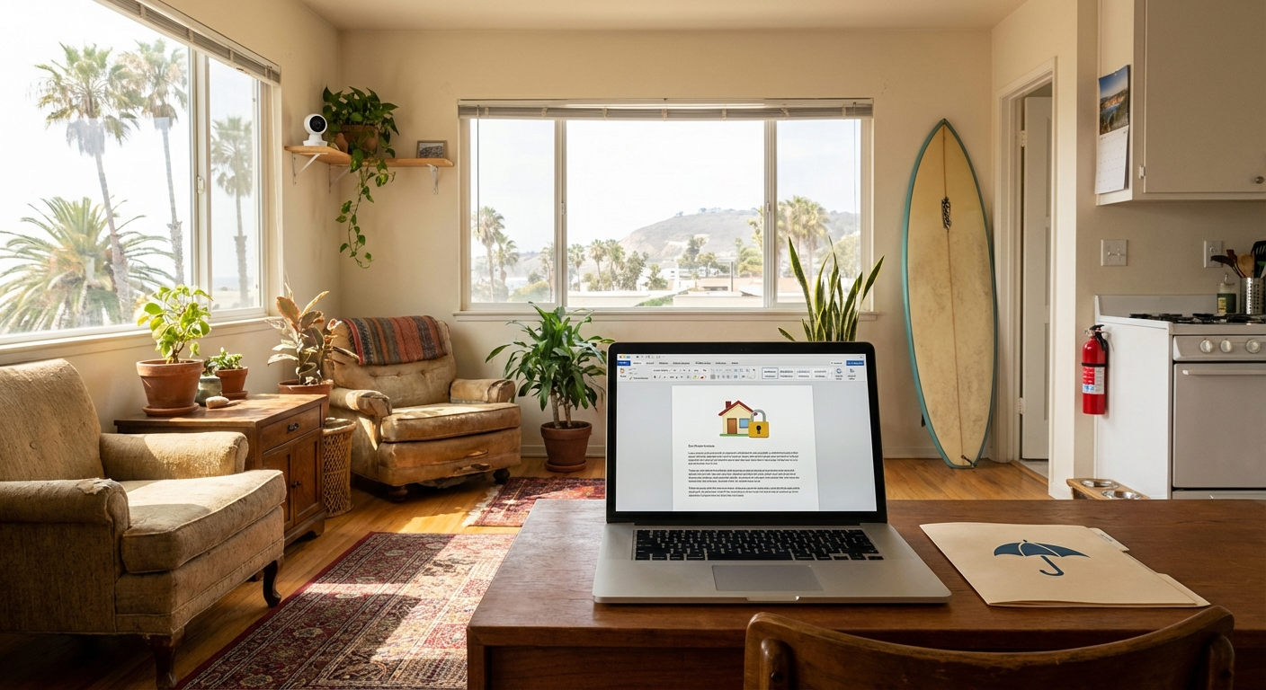 california renters insurance studio apartment - California insurance guide